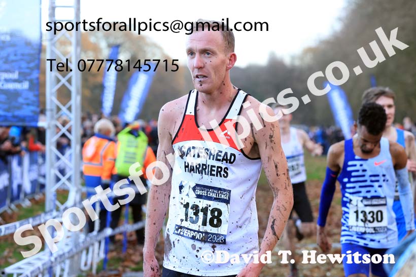 Senior Men and Under-23s, 2023 British Athletics Cross Challenge, Sefton Park, Liverpool. Photo: David T. Hewitson/Sports for All Pics